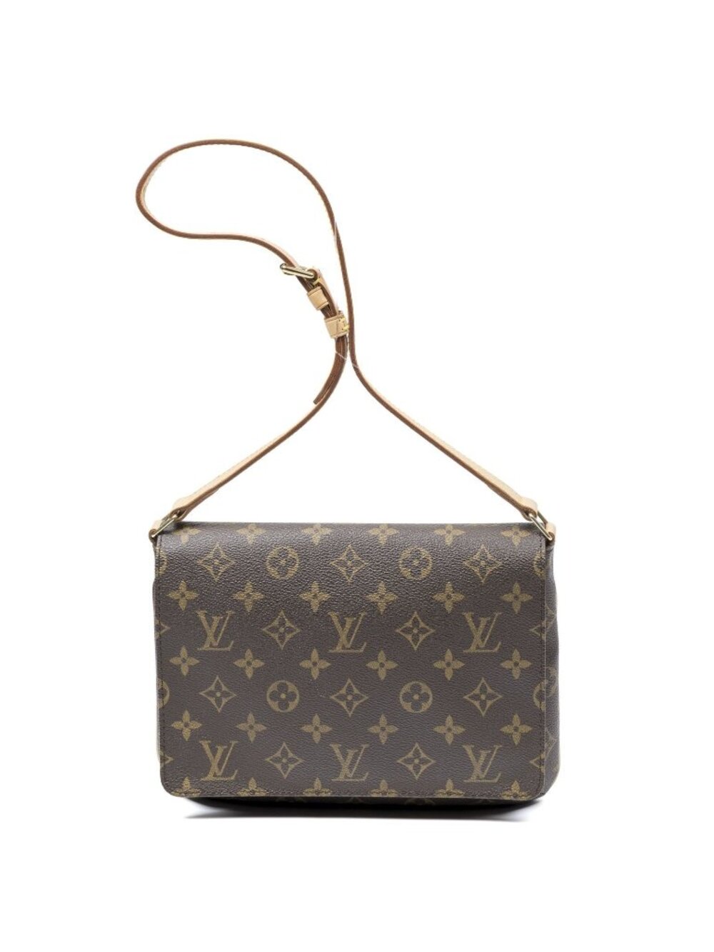 Louis Vuitton Musette Tango Brown Monogram Canvas Crossbody